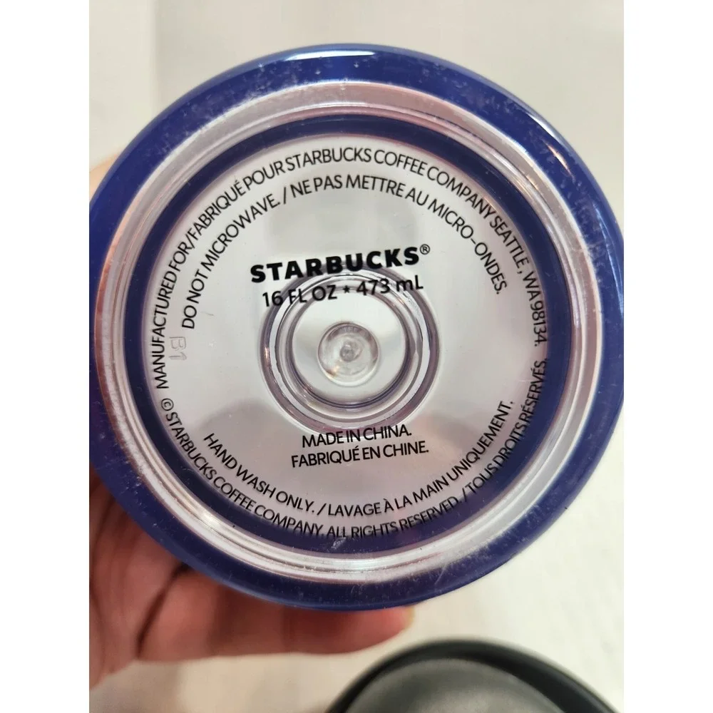 Starbucks Candy Cane Stripe Mug Christmas Coffee Cup Holiday Tumbler 16 oz
